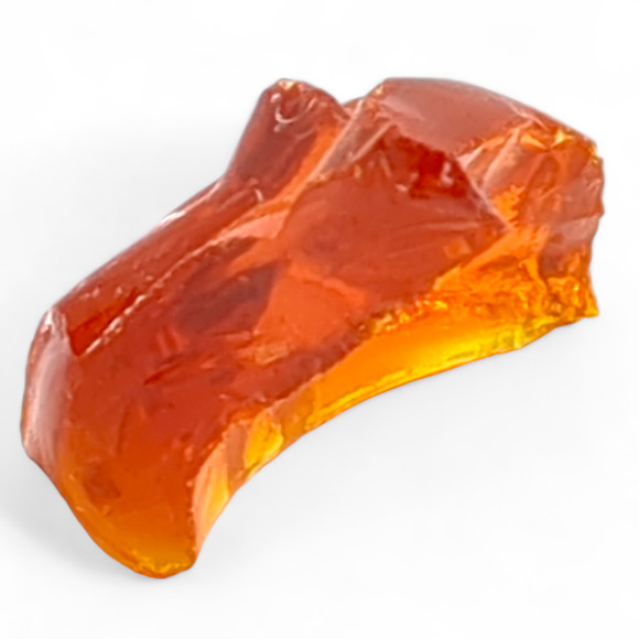 Ruby Amberina Art Glass Cullet Glowing Uranium Slag Glass #4GS76 - Picture 5 of 7